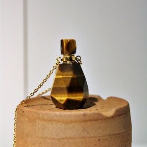 Tiger's Eye Perfume Pendant
